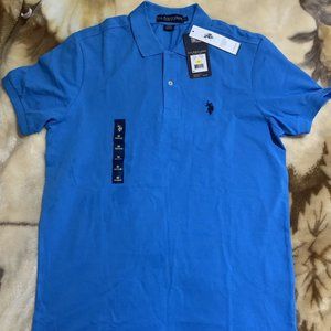 U.S. Polo Assn. Men T-Shirt Polo Shirt Men Clothing Fashion T-shirts Blue